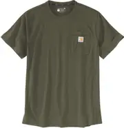 Carhartt Force Relaxed Fit Midweight Pocket T-Shirt, green, Size 2XL