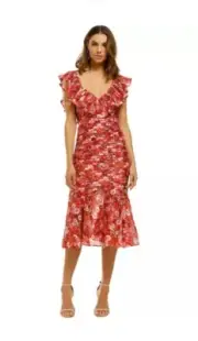Talulah Cloud Nine Midi Dress BNWT Size 6 AU