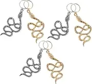 [PENIKOKO] Ethnic Spiral Snake Clip 6pcs Hair Charms Dreadlock Accessories for Women Comfortable and Fashionable Viking
