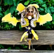 Native American Spirit Doll – Soul Conjure Intention Vessel Handmade Figurine