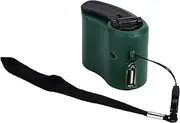 XIASABA Hand Crank Phone 3 8H Standby Time 6.0×5.0×4.0 USB Hand Crank Phone 3 to 8H Standby Time Light Portable Mobile Phone Emergency for Outdoor Hiking Green USB Hand Crank Phone