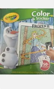 Crayola Art Disney's Frozen II ~ Color & Sticker Book NEW NIP