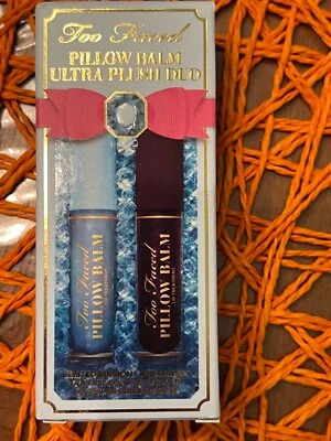 NIB Full Size Too Faced PILLOW BALM ULTRA PLUSH DUO