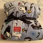 Vera Bradley Peanuts Snoopy Fleece Throw Blanket Ski Slope Snoopy 50"X80" NWT