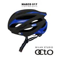 在飛比找momo購物網優惠-【OCTO】義大利 MARCO 517透氣輕量安全帽 黑深藍