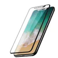 在飛比找Yahoo奇摩購物中心優惠-iPhone XS Max 保護貼手機滿版電鍍9H鋼化膜 X