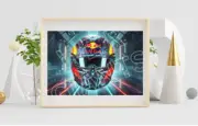 F1 REDBULL RACING ELECTRIC 17x11 Art Print