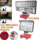 3" 4" 8" LED Flood Work Light Torch Wireless Lamp USB For Milwaukee 18V Battery