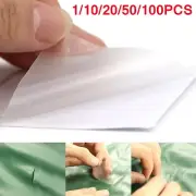 1-100 Waterproof Tent Repair Canvas Awning Sail Kites Adhesive Patches Tape Kit