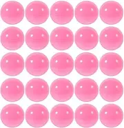 Cabilock 25pcs Pink Raffle Balls 1.57 Inch PVC Openable Capsule Number Bingo Game Cage Ball Prize Gumballs for Party Games, Vending Machine, and Decorations, Pink