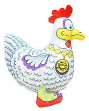 Madcap Well-Heeled Poultry Squeaker Dog Plush Toy By PetStages - Medium - New, With Tags