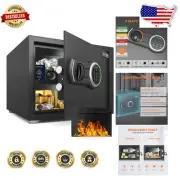 Elegant 0.8 Cu Ft Fireproof Waterproof Safe with Backlit Keypad & Mute Feature