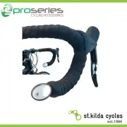 Pro-Series Mirror For Drop Bar - 1.5" Plastic Optical Convex Lens, Black