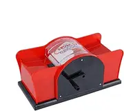 Manual Poker Card Shuffler with Hand - Card Shuffler for Blackjack, U_NO, Poker,Playing Card Dealer Machine Manual Card Mixer Ca-sino for Home Card Game Party Club Game, Shuffle Up to 2 Decks