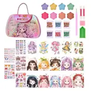 Make UP For Sticker Books Kids Scrapbooking Funny Colorful for Girls Ages 3+