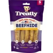 Treatly 100% Usabeefhide Chip Rolls 5 IN-5 Pack;Chicken