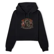 Sons of Anarchy Men Of Mayhem Women's Cropped Hoodie - Black