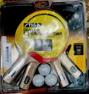 Stiga Performance 2 Player Ping Pong Paddle Racket Classic Set