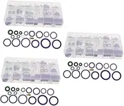 Gatuida Sets Car Repairing Supplies Ac Seal Kit Kit Assorted Sizes Rubber Seal for Car Air