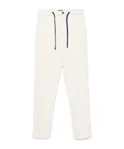piqué-weave trousers IT50,IT46 light beige