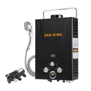 SAN HIMA Portable Gas Hot Water Heater System 8L Caravan Outdoor Camping Shower