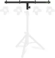 DJ Lighting T-Bar Extension Cross Bar Mount for Tripod Speaker Stand Black
