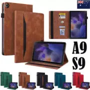 For Samsung Galaxy Tab A9 Plus S9 Ultra Case Wallet PU Leather Shockproof Cover