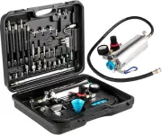 Automotive Non-Dismantle Injector Tester, Car Fuel System Cleaner Tool Set 140P