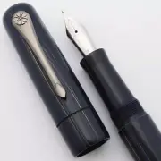 Peyton Street Pens Z2 Fountain Pen - Blue Woodgrain Ebonite, JoWo #6 Nibs (New)