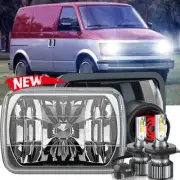 55W 2pcs 7x6 5x7 LED Headlights Hi/Lo For Chevy Express Cargo Van 1500 2500 3500