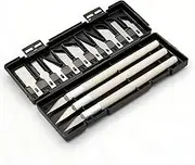 13 Pack Precision Craft Knife Kit, Hobby Utility Art Exacto Knife Set, Sharp Razor Knives Tool for Carving, Architecture Modeling, Scrapbooking, DIY Art Work Cutting