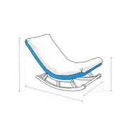 Cushion Padded Recliner Rocker Custom Covers