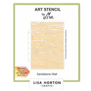 Lisa Horton Layering Stencils - Sandstone Wall