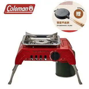 【露營趣】贈雙面平底鍋 Coleman CM-37239 120A瓦斯單口爐 卡式爐 單口爐 休閒爐 烤肉爐 野炊 烤肉 露營 野營