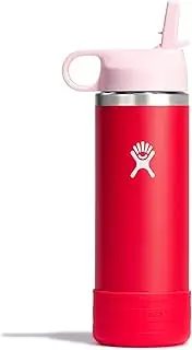 Hydro Flask 18 Oz Kids Wide Mouth Straw Cap and Boot Goji