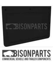 *DAF PLAIN BLACK RUBBER MUDFLAP 22" X 12" BP83-105