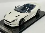 1/18 Tecnomodel Aston Martin Vanquish Volante Matte White Black Wheels #25/25