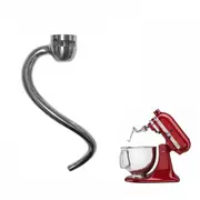6Qt Dough Hook For Kitchenaid Stand Mixer Stainless Steel