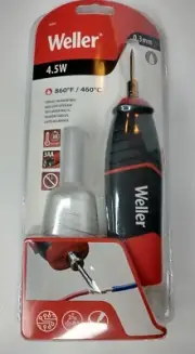 Cordless Solder Iron Kit 4 piece Weller Wliba 4.5 Watt New