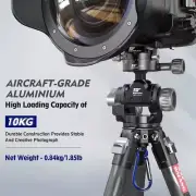 BAFANG BFC-01A+ 360° Panorama Tripod Head DSLR Camera Geared Video Ballhead 10kg
