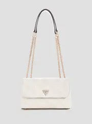 GUESS Women's White Adelasia Convertible Crossbody Bag