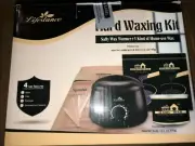Lifestance Wax Warmer Hair Removal Kit with Hard Beans and Wax Spatulas