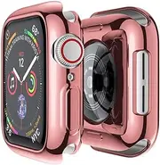 Compatible for Apple Watch 41mm Screen Protector,Ultra-Thin TPU Case Scratch Resistant Bumper All-Round Protective Cover for Apple Watch Series 8/7 41mm