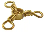 South Bend TWS-1 Brass 3-Way Swivels Size 1