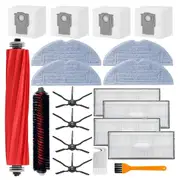 Accessories Kit for S7 T7S HEPA Accessory of Filter Detachable Rubber Main Brush/Side Brush Mop Cloth Dust Bags