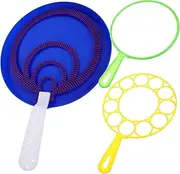 HANABASS 1Set Bubble Making Circles Fun Bubble Maker for Blowing Bubble Wands for Outdoor Play Random Color Selection for Parties and Summer Fun