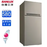 在飛比找蝦皮購物優惠-【SANLUX台灣三洋】580公升雙門鏡面變頻冰箱 - SR