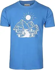 [Inspigo] Men's Mountain Design T-Shirt