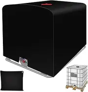 MaxAwe IBC Water Tank Protective Cover, 1000L IBC Tank Container Outdoor Cover Waterproof Dustproof Anti-UV, Oxford Cloth Cover For Rain Water Tank