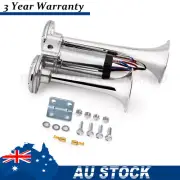 NEW 600DB 12V Dual Trumpet Car Air Horn Dual Tone Boat Lorry Truck Train Speaker (for: Volkswagen)